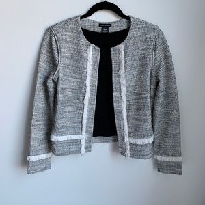 Polished twill blazer